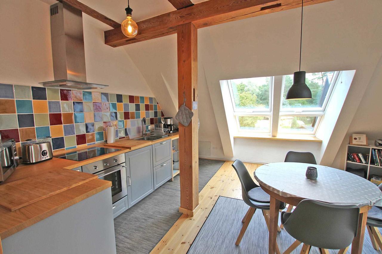 Ferienwohnung Im Forsthaus Am See Schwarz エクステリア 写真