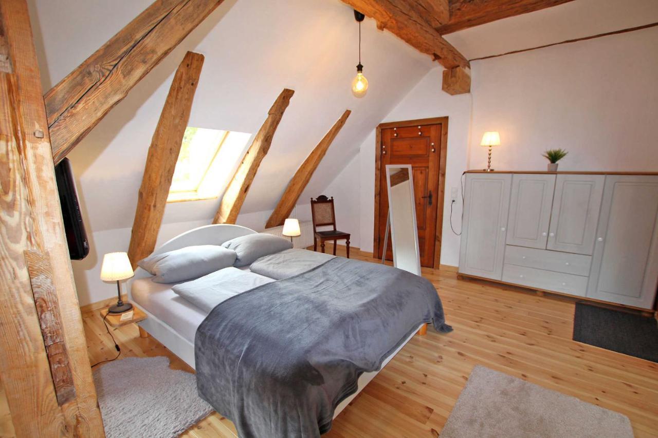 Ferienwohnung Im Forsthaus Am See Schwarz エクステリア 写真